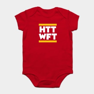 Run HTTWFT - Burgundy Baby Bodysuit